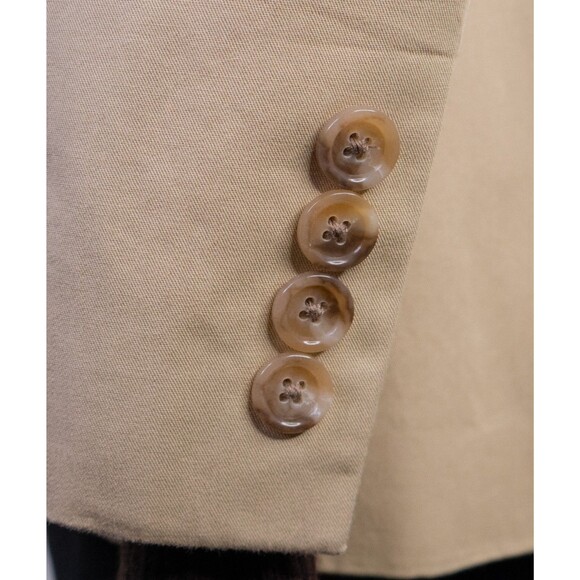 J Crew Blazer Tan Khaki Ludlow Suit Jacket Woven Italy Mens 38S Wool Sport Coat - Picture 7 of 14